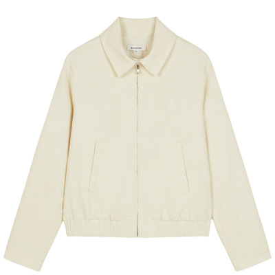 [早秋新品]Sporty&Rich 女士美式复古时尚百搭徽标学院风夹克