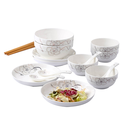 2-4人家用24件陶瓷餐具