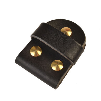 男款连接植鞣革头层牛皮介子板扣