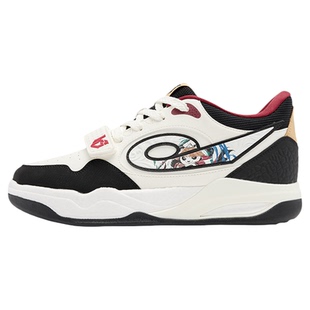 乔丹传奇中高帮革面厚底板鞋春季黑色复古运动休闲鞋增高潮流男子