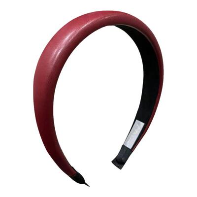 港风正传复古pu皮带宽高级头箍