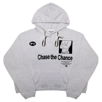 PV美式复古印花连帽卫衣春夏穿搭