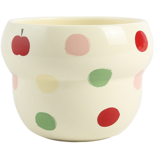 蓝莲花手握咖啡杯子家用喝水杯陶瓷马克杯女300ml生椰拿铁杯拉花