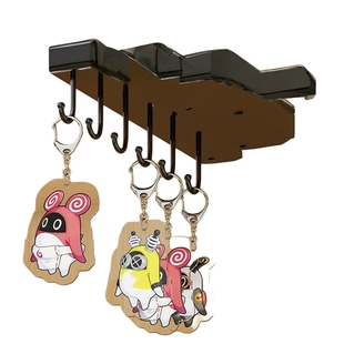 钥匙扣收纳挂件陈列展示架宿舍悬挂置物架挂吧唧挂件公仔玩偶挂钩