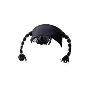 婴儿发带夏季可爱超萌新生儿囟门帽女宝宝发饰假发辫子婴幼儿发箍