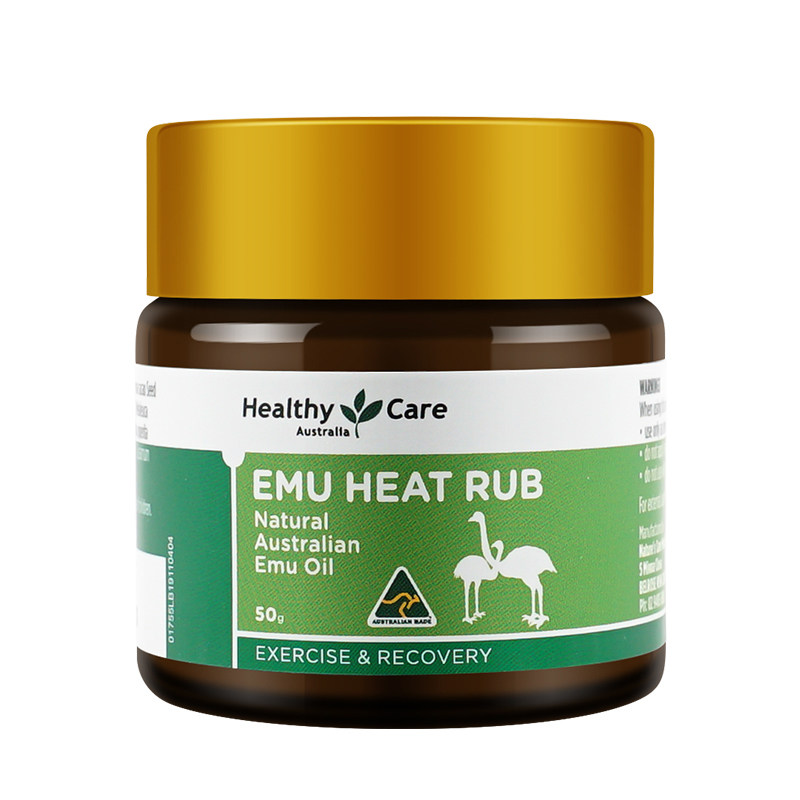 现货正品Healthy Care澳洲进口鸸鹋油鸵鸟油按摩膏关节按摩油50g