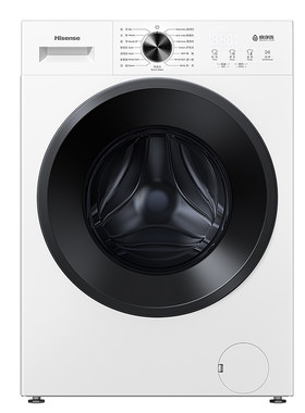 海信全自动滚筒洗衣机10kg大容量超薄高洗净比门窗喷淋WF100A1S