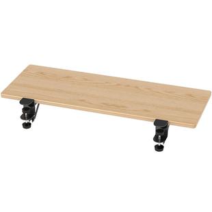 桌面延长板可折叠实木加宽延伸板电脑书桌子工位加长拓展侧边支架