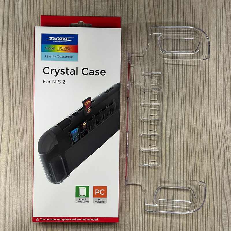 DOBE Switch2主机一体水晶壳NS2保护壳透明壳PC保护硬壳TNS-3155