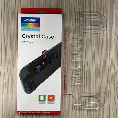 DOBE Switch2主机一体水晶壳NS2保护壳透明壳PC保护硬壳TNS-3155