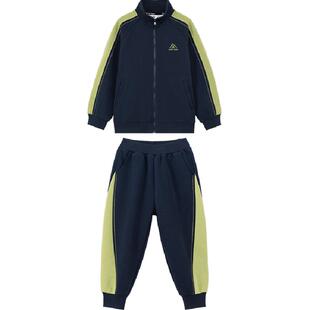 左西童装男童春装儿童运动套装春秋外套2026新款男孩帅气时髦衣服