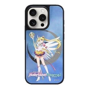 THE HOOD 美少女战士联名 月光下的月野兔 适用苹果iPhone16/15/14/Plus/Pro/Max 磁吸气垫镜面保护壳手机壳