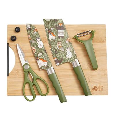 拜格菜刀菜板二合一厨房全套