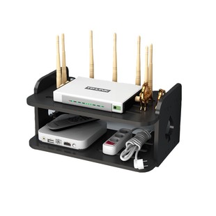 华为路由器专用收纳盒壁挂式免打孔无线wifi网络机顶盒光猫放置架