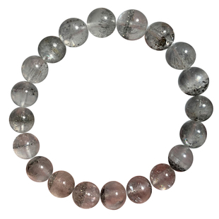 天然银针方解石矿物晶体手链聚宝盆形水晶顺发发晶手串情侣款男女