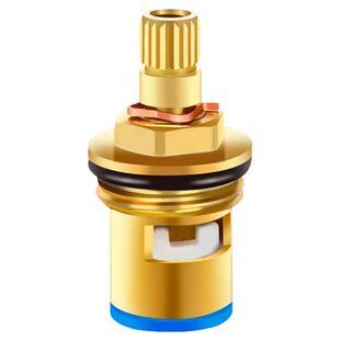 全铜水龙头阀芯通用型单冷快开洗脸盆龙头三角阀开关阀修配件大全