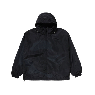 BAPE金属标迷彩图案带帽连帽夹克