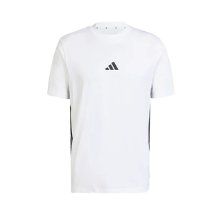 adidas阿迪达斯条纹棉质运动休闲圆领上衣2026夏男短袖T恤 JE6388