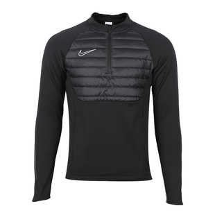 小李子耐克青少年儿童款夹棉半拉连长袖训练服男女孩FJ6181-010