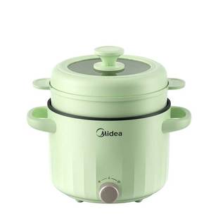 美的电煮锅家用宿舍多功能小型分体式电火锅蒸锅电炒锅泡面小电锅