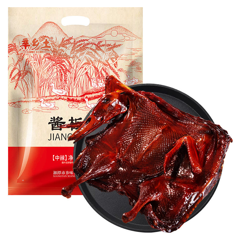酱板鸭湖南正宗手撕风干常德特产板鸭超辣零食变态辣小吃
