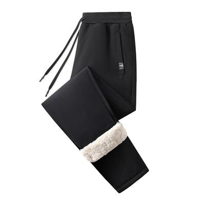 棉裤男款冬季加绒加厚男士冲锋裤东北老年人外穿羊羔绒保暖裤子男