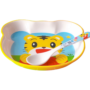 五和巧虎儿童餐具宝宝餐盘分格盘婴儿专用辅食碗虎年饭碗卡通水杯