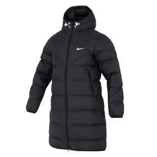 Nike耐克官方正品女款羽绒服春季新款情侣运动服长款鸭绒外套棉服