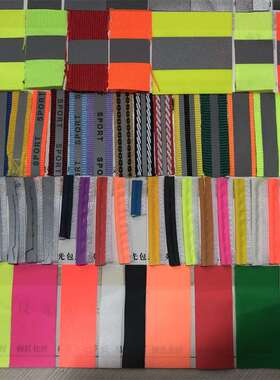 直供高亮反光布 PVC革布织布底灰色PU革反光革箱包反光材料