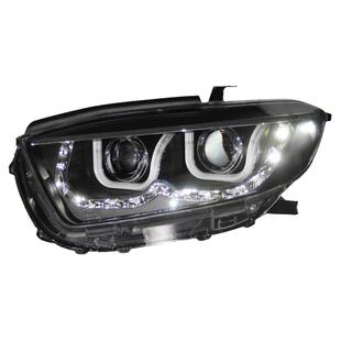 适用于丰田汉兰达大灯总成09-12款汉兰达LED大灯改装透镜日行灯