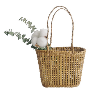 墙上挂饰创意墙面装饰品日式花篮干花墙壁墙饰挂件壁饰门上小挂件