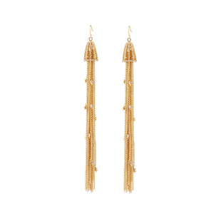 鬼才设计金属流苏耳钩耳钉新款爆款独特耳钉小众设计感高级耳饰女