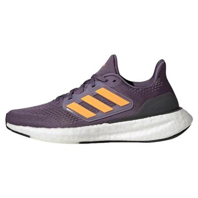 adidas紫色低帮训练跑步鞋