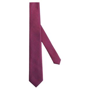 诺斯马丁真丝领带男士正装商务高端桑蚕丝红色结婚新郎手打礼盒装