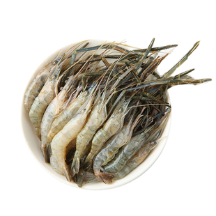 微山湖小河虾新鲜活虾捕捞速冻淡水清水河虾大号青虾土虾草虾水产