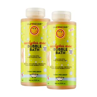 【自营】加州宝宝桉树泡泡浴沐浴露婴幼儿新生儿泡澡浴液384ml*2