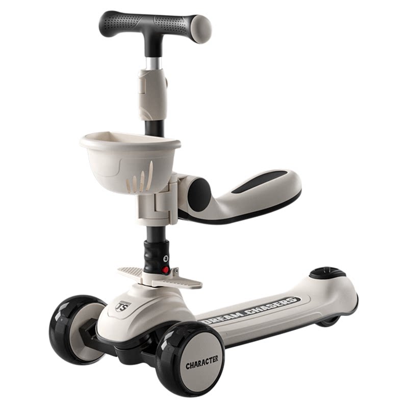 2岁儿童滑板车二合一可骑可滑