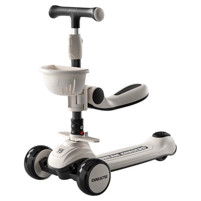 2岁儿童滑板车二合一可坐可骑