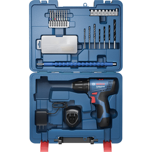 博世电钻手电转钻充电式12V锂电工具螺丝刀GSR120万向起拧套装
