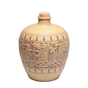 陶瓷酒瓶宜兴酒坛5斤装红釉土陶酒瓶密封酒壶窑变段泥酒罐子泡酒