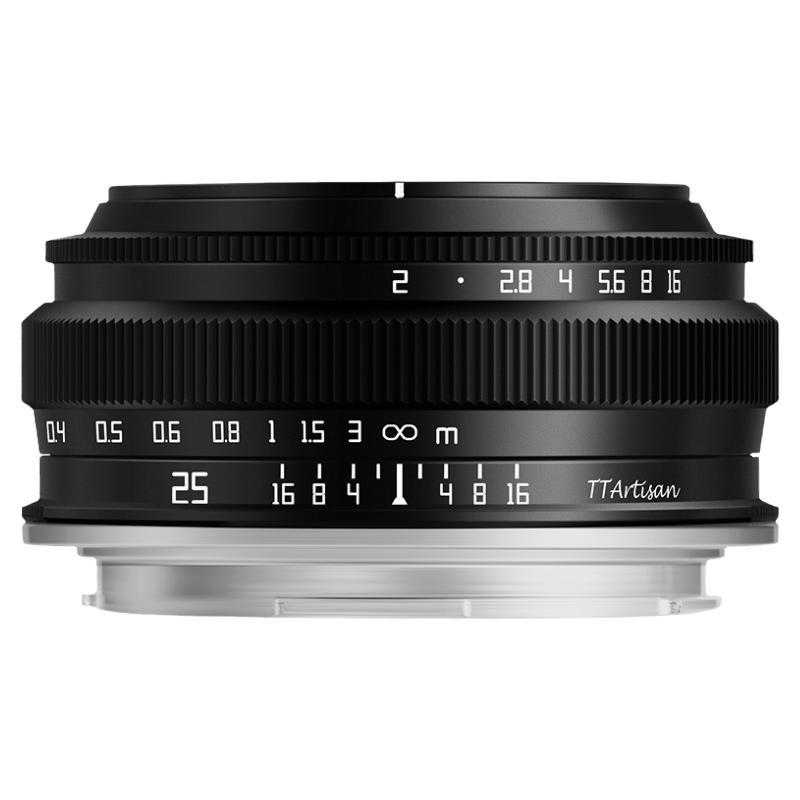铭匠光学25mm f2镜头适用富士XT30索尼ZVE10康Z30松下GX9佳能R50