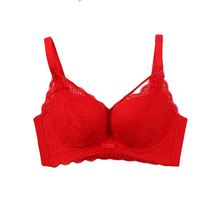 一件包邮 台湾制调整型无钢圈平胸B杯聚拢C杯薄款蕾丝文胸罩内衣