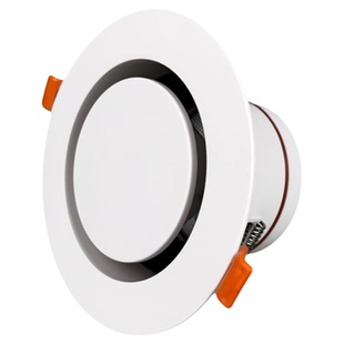 超薄新风口圆形abs卡簧新风系统出风口排气回风口装饰盖出风口罩