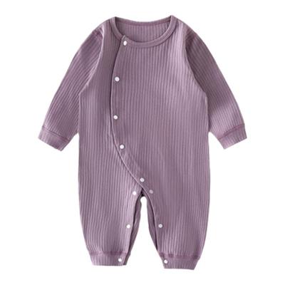 婴儿连体衣秋冬款纯棉a类长袖哈衣新生婴儿衣服男女宝宝贴身爬服