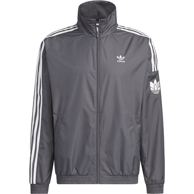 Adidas/阿迪达斯官方正品新款三叶草男女同款立领夹克外套JI7533