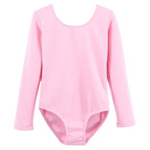 儿童舞蹈服长袖练功服幼儿跳舞衣服女童秋冬加绒芭蕾舞裙形体服装