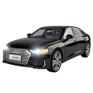 1:18奥迪a6L车模超大号仿真合金车模汽车玩具车男孩收藏摆件礼物