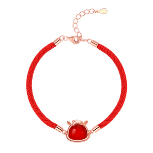 2026马年本命年马上有钱红绳手链女编织红手绳手饰新年礼物送女友