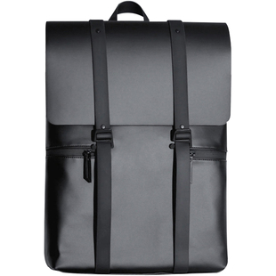 高级感双肩包男女皮质通勤电脑背包大学生简约防水大容量旅行书包