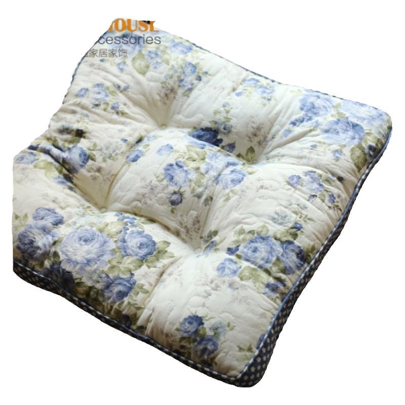 美式乡村玫瑰花纹温馨系列椅垫 汽车垫座垫 办公室坐垫 学生椅垫